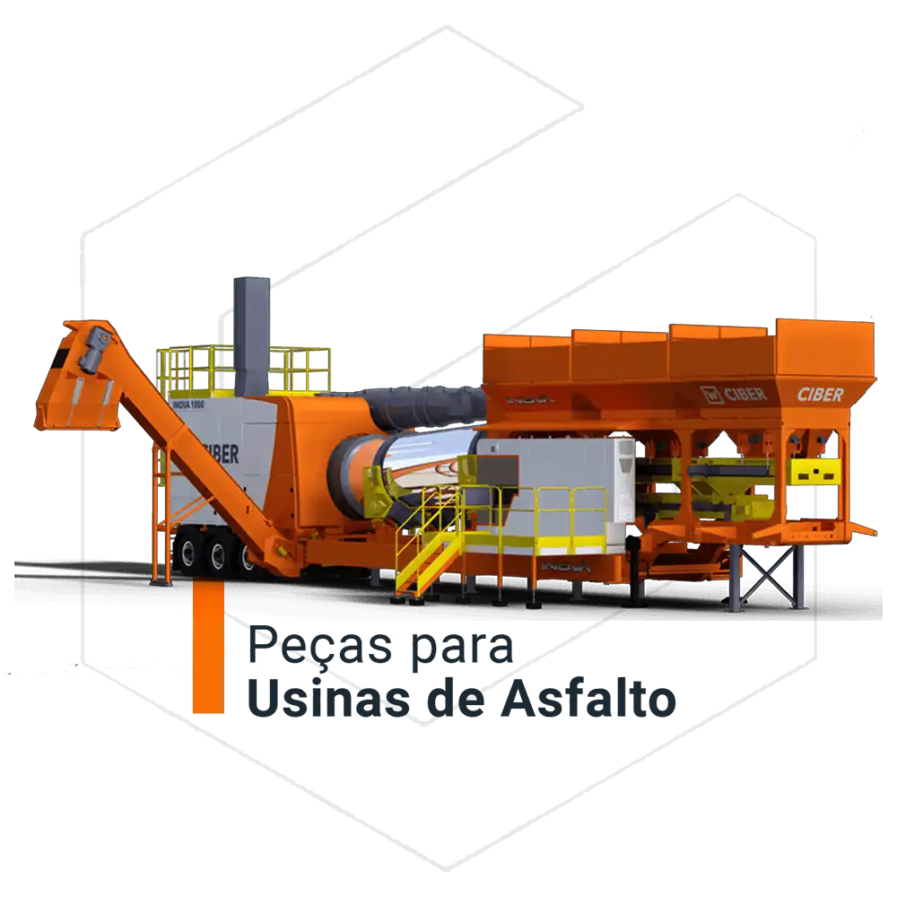 peças para usina de asfalto